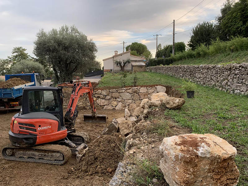 Enrochement Roquefort-les-Pins